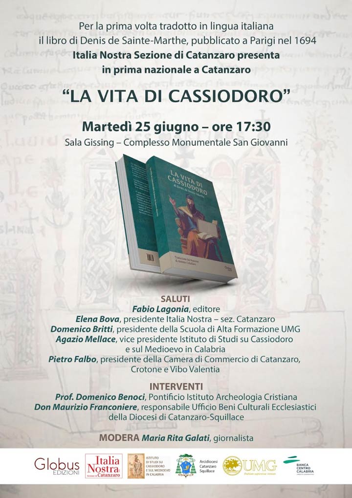 Presentazione del libro di Denis de Sainte-Marthe sulla vita di Cassiodoro